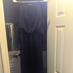 Derek Heart Long slit dress